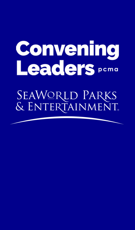 PCMA and SeaWorld Parks and Entertainment logos